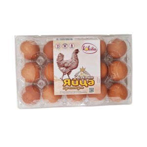 Premium hen eggs class A "Kokita 15 pieces - size" S "," M "," L "&" XL "